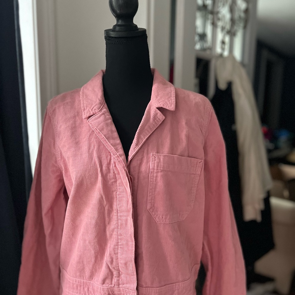 J crew corduroy rose pink jumpsuit - Picture 8 of 9